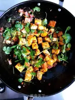 Make The sauce is burning tofu step 5