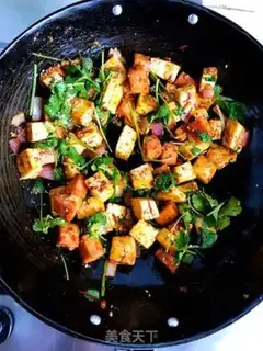 Make The sauce is burning tofu step 6