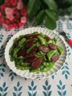 Make Weenie fried Dutch beans step 6