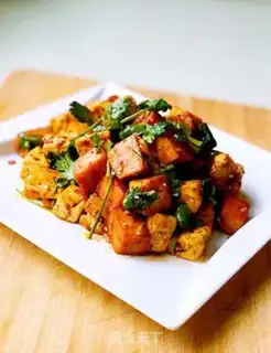 Make The sauce is burning tofu step 7