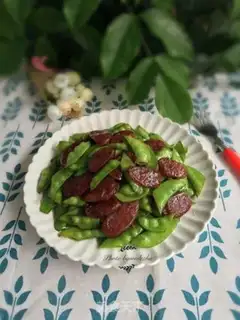 Make Weenie fried Dutch beans step 7