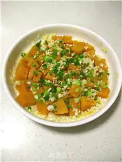 Make Microwave garlic pumpkin step 7