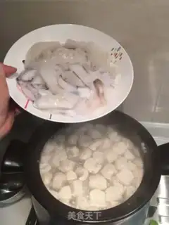 Make Seafood porridge step 6