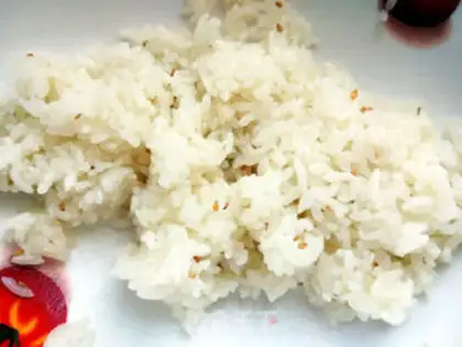Make Ji Qing has more sushi rice step 7