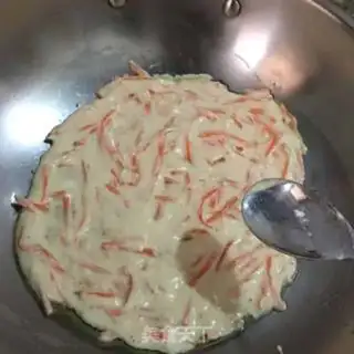 Make Carrot egg waffles step 3