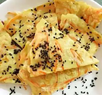 Make Carrot egg waffles step 5