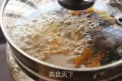 Make Cleaning the throat tea step 3