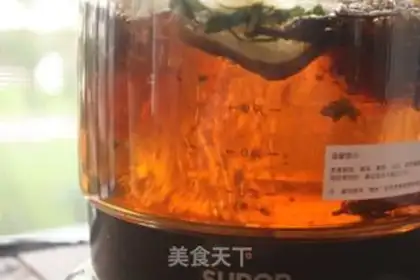 Make Cleaning the throat tea step 5