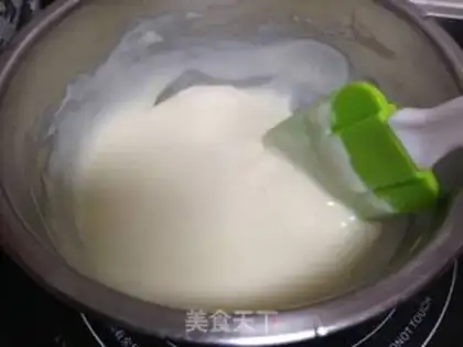 Make Cracker leather and fresh milk step 4