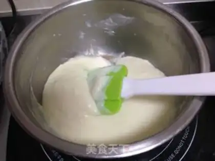 Make Cracker leather and fresh milk step 5