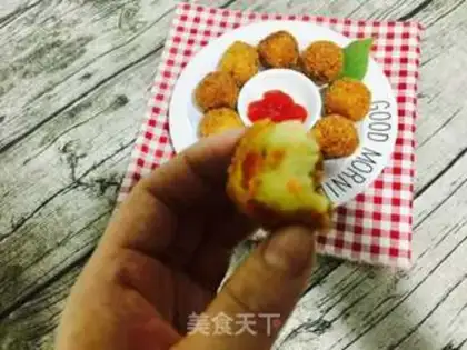 Make Cheese potatoballs step 12