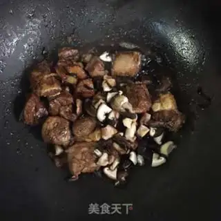 Make Battery mushroom rice step 7