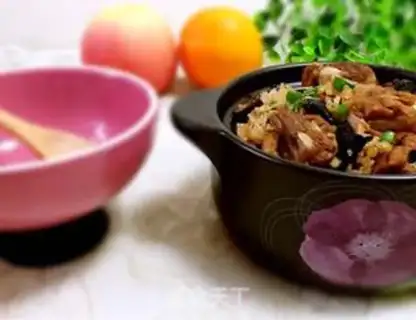 Make Battery mushroom rice step 11