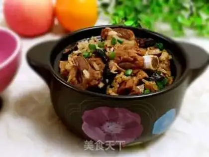 Make Battery mushroom rice step 12
