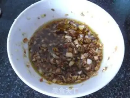 Make Garlic fan spinach step 11