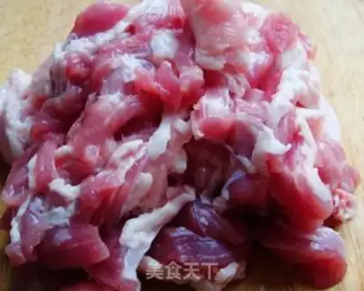 Make Bean horned noodles step 2
