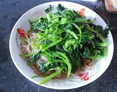 Make Garlic fan spinach step 14