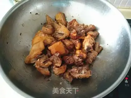 Make Chicken stew mushrooms step 5