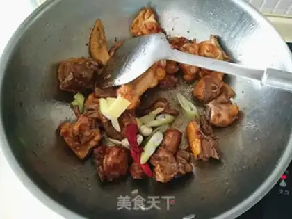 Make Chicken stew mushrooms step 6