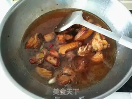 Make Chicken stew mushrooms step 7