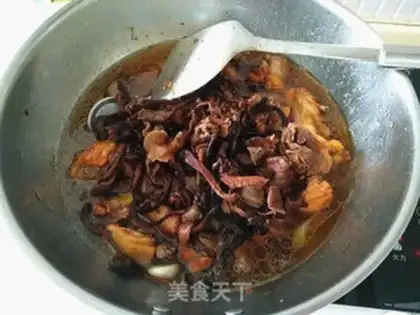 Make Chicken stew mushrooms step 8