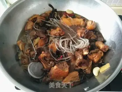 Make Chicken stew mushrooms step 9