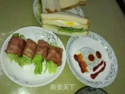 Make Bacon sandwich step 2