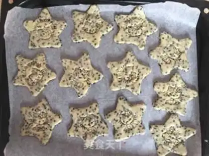 Make Black Sesame pretzels step 9