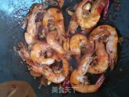 Make Spicy shrimp step 2