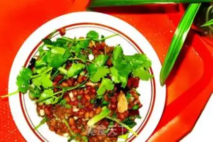 Make The fragrance fried the beans step 0
