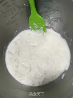 Make Milky rice cake step 1