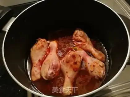 Make Red chicken legs step 6