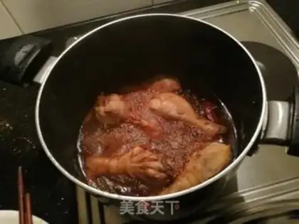 Make Red chicken legs step 9