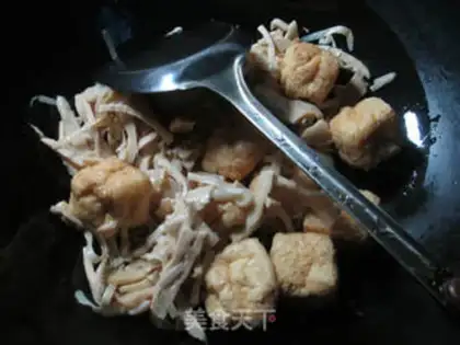 Make The tofu is burning water step 3