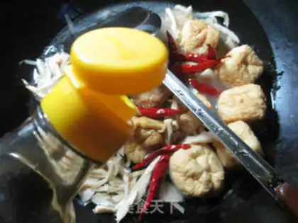 Make The tofu is burning water step 5