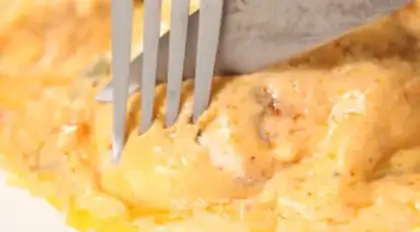 Make Cheese chicken chest step 13