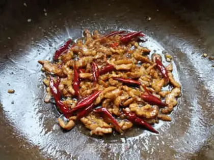 Make Salt fish eggplant step 7