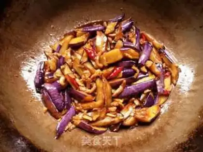Make Salt fish eggplant step 8