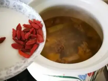 Make The chicken soup step 9