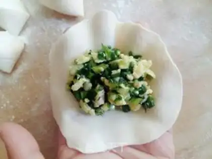 Make Cream dumplings step 11