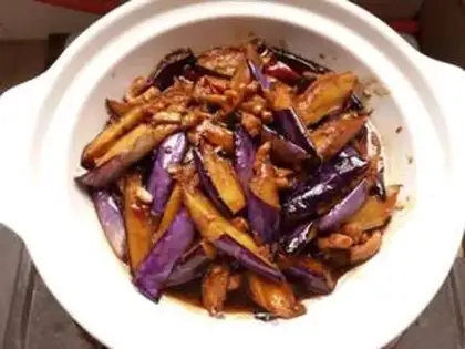 Make Salt fish eggplant step 9
