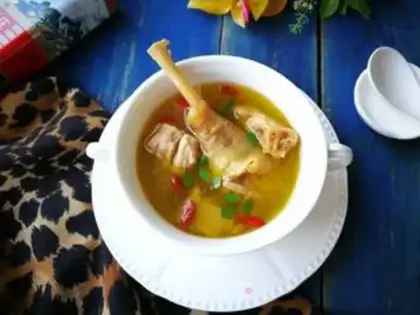 Make The chicken soup step 11
