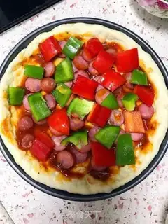 Make Hawaiian pizza step 5