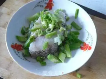 Make Garlic fan cod step 2