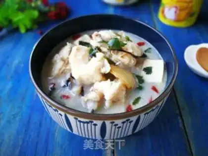 Make Ancon, tofu soup step 11