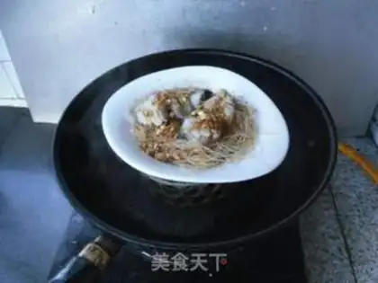 Make Garlic fan cod step 11