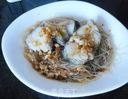 Make Garlic fan cod step 13