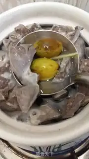 Make Pig lung olive soup step 2