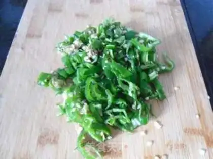 Make Garlic chili step 1