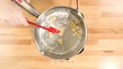 Make The broccoli chicken makes shellfish powder step 3